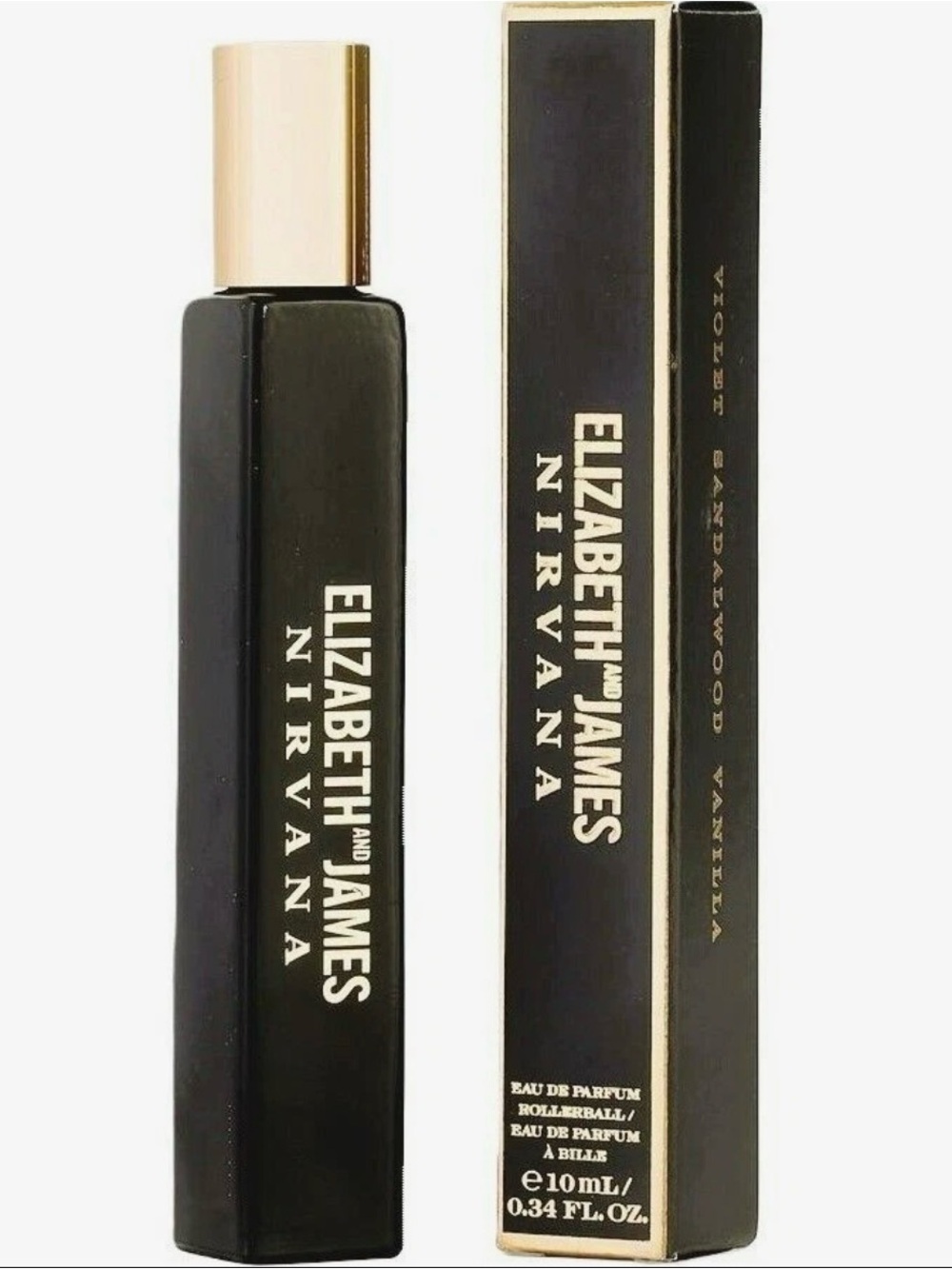 **NIRVANA BLACK** by Elizabeth & James Eau de Parfum 10ml Rollerball -NIB